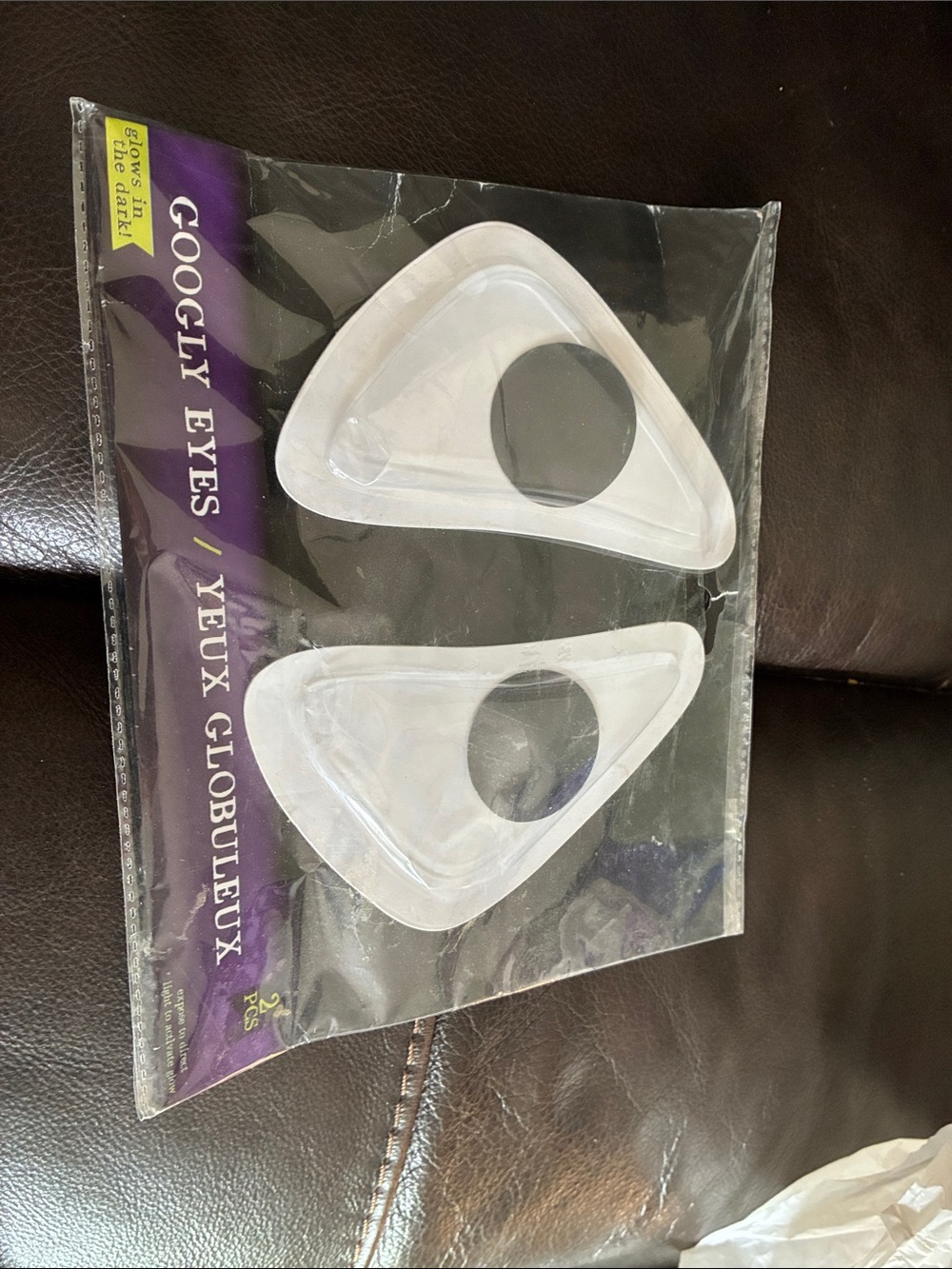 Large Googly Eyes Pack - Clear / White - Unbranded Halloween new